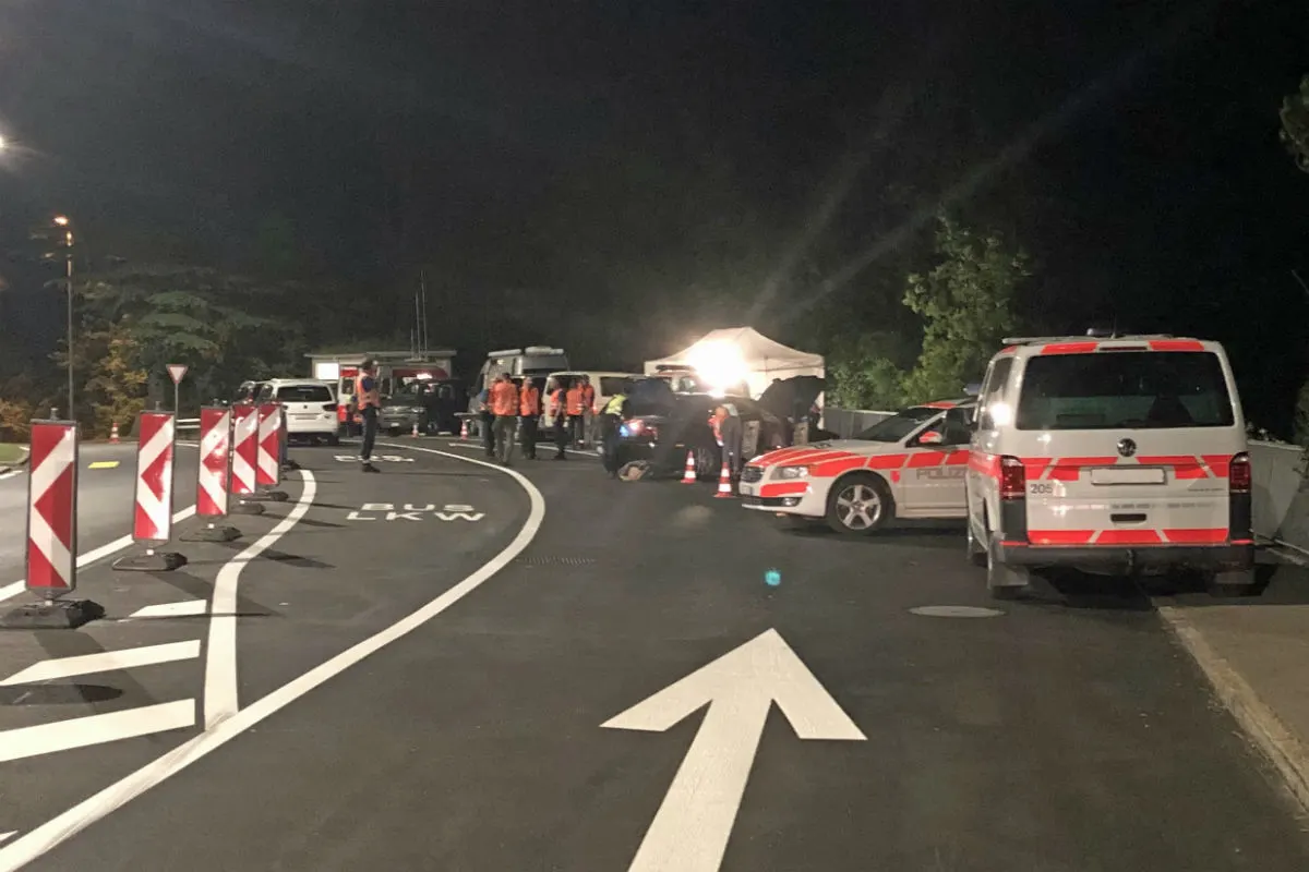 Koordinierte Polizeikontrolle in mehreren Kantonen 