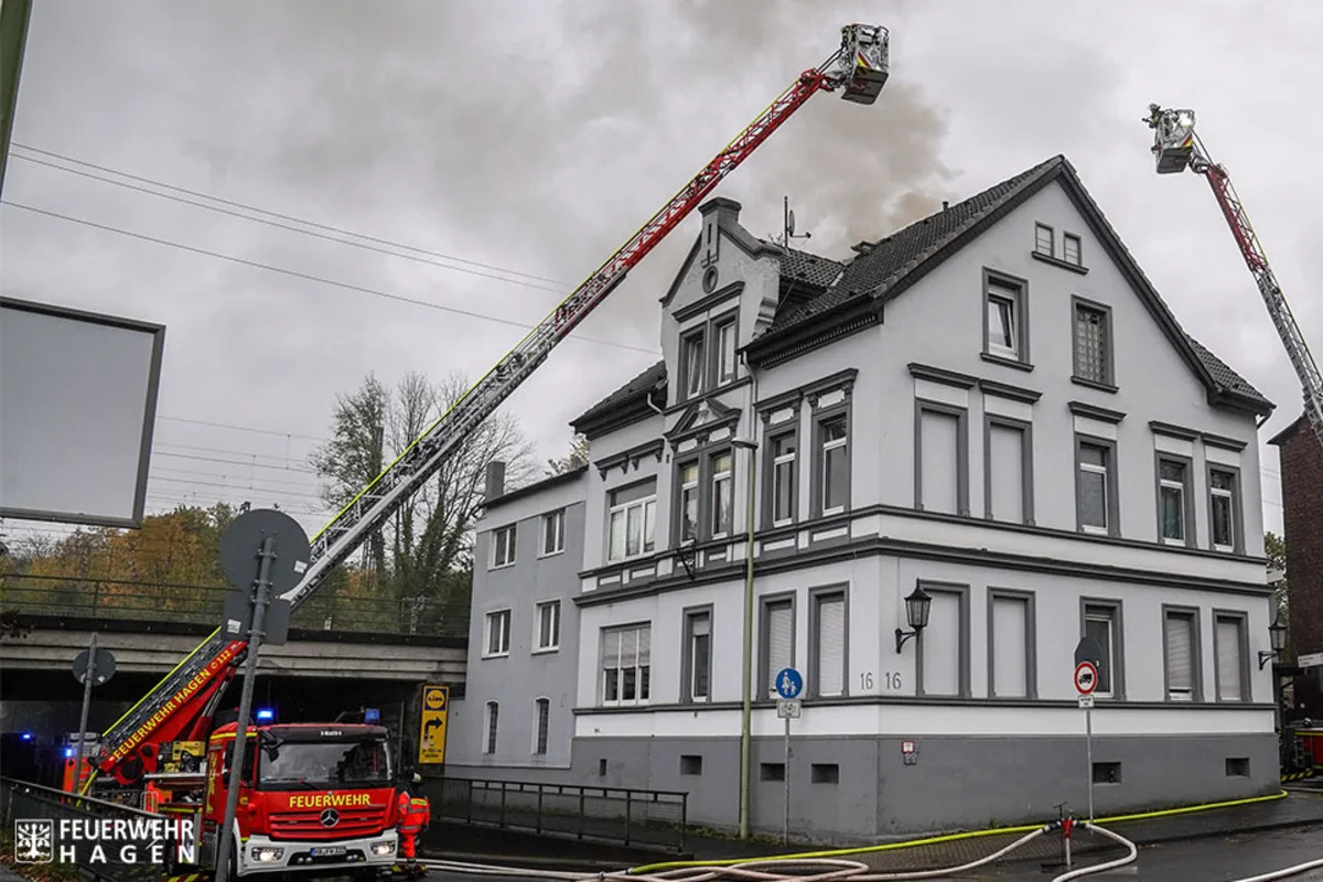 Hagen NW - Ein Todesopfer nach Brand 