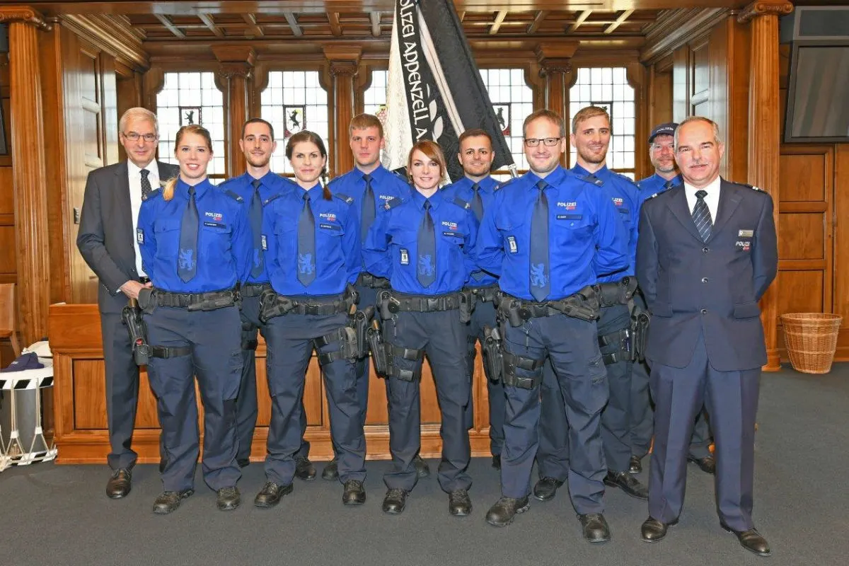 Kanton AR - Vereidigungsfeier der neuen Polizist/innen