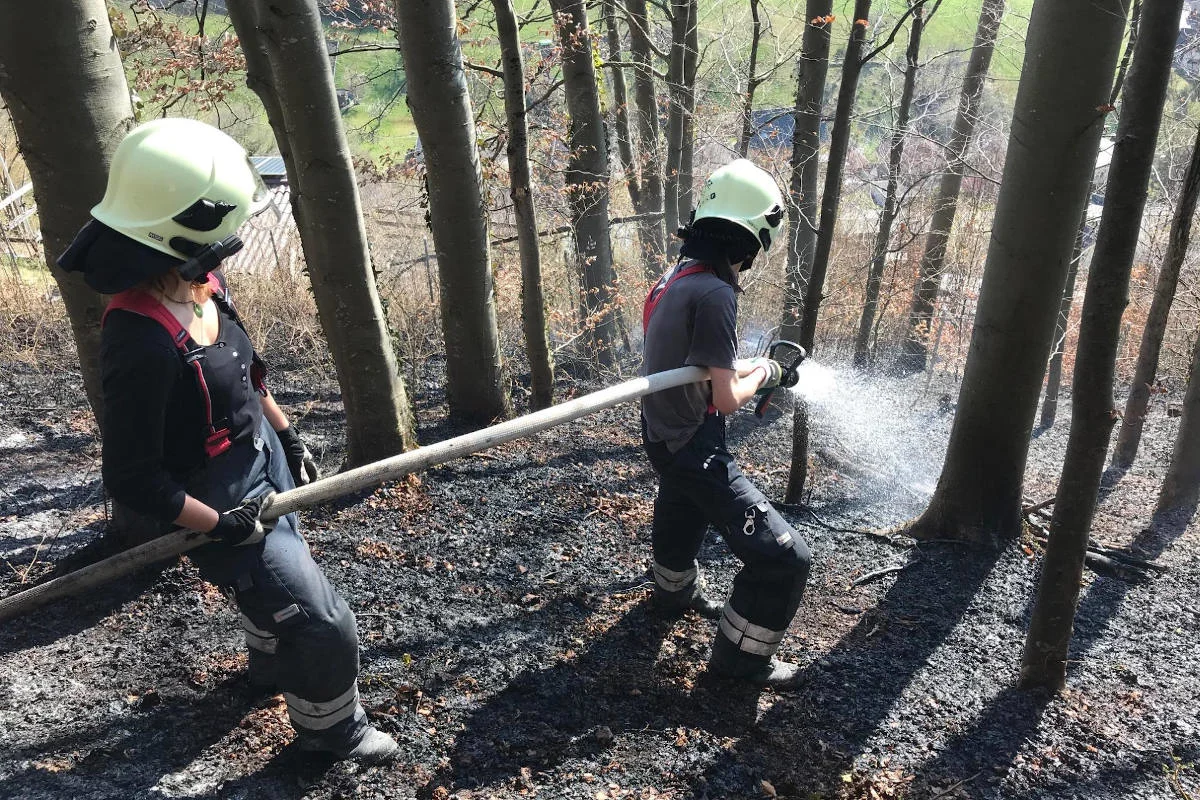 Oberdorf BL – Waldbodenbrand erfordert Feuerwehreinsatz