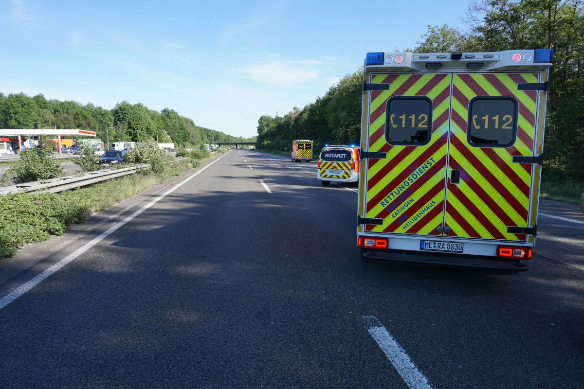 A3 Ratingen – Tödlicher Motorradunfall auf der Autobahn