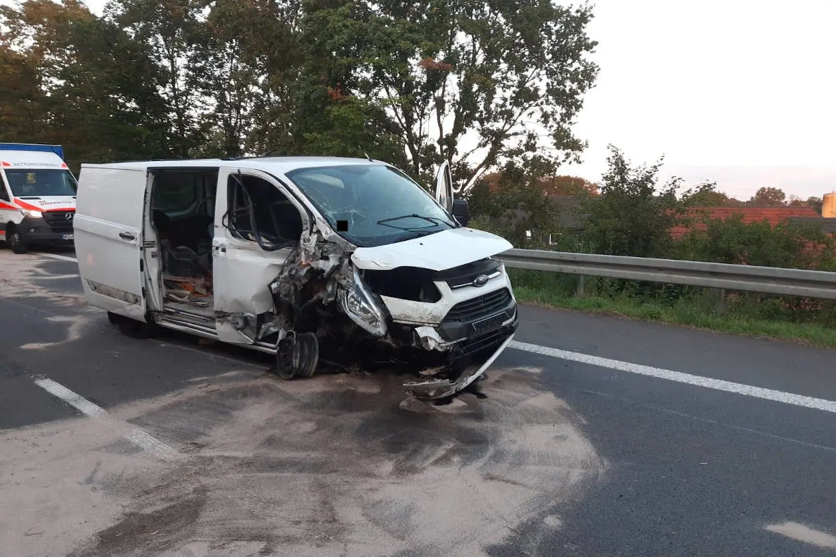 Schermbeck – Verkehrsunfall auf der Weseler Straße (B 58)