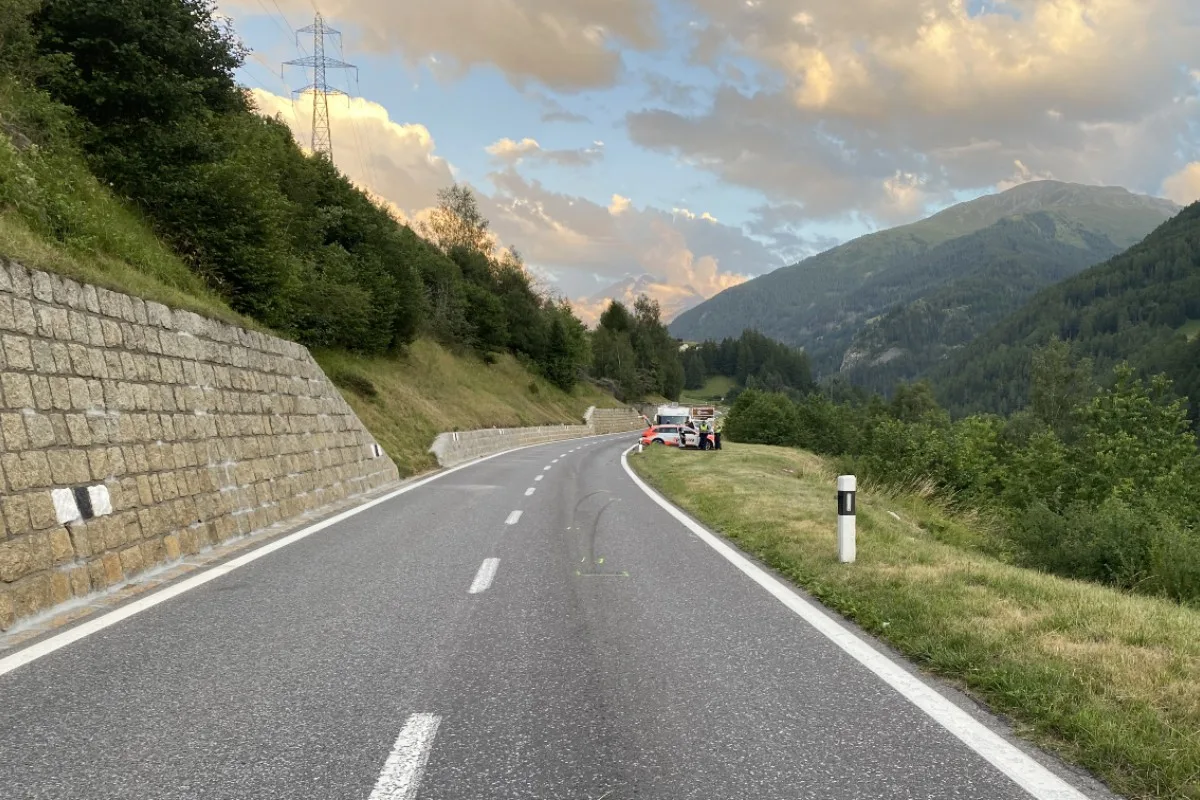 Liddes VS - 22-Jähriger stirbt nach Verkehrsunfall mit dem Motorrad!