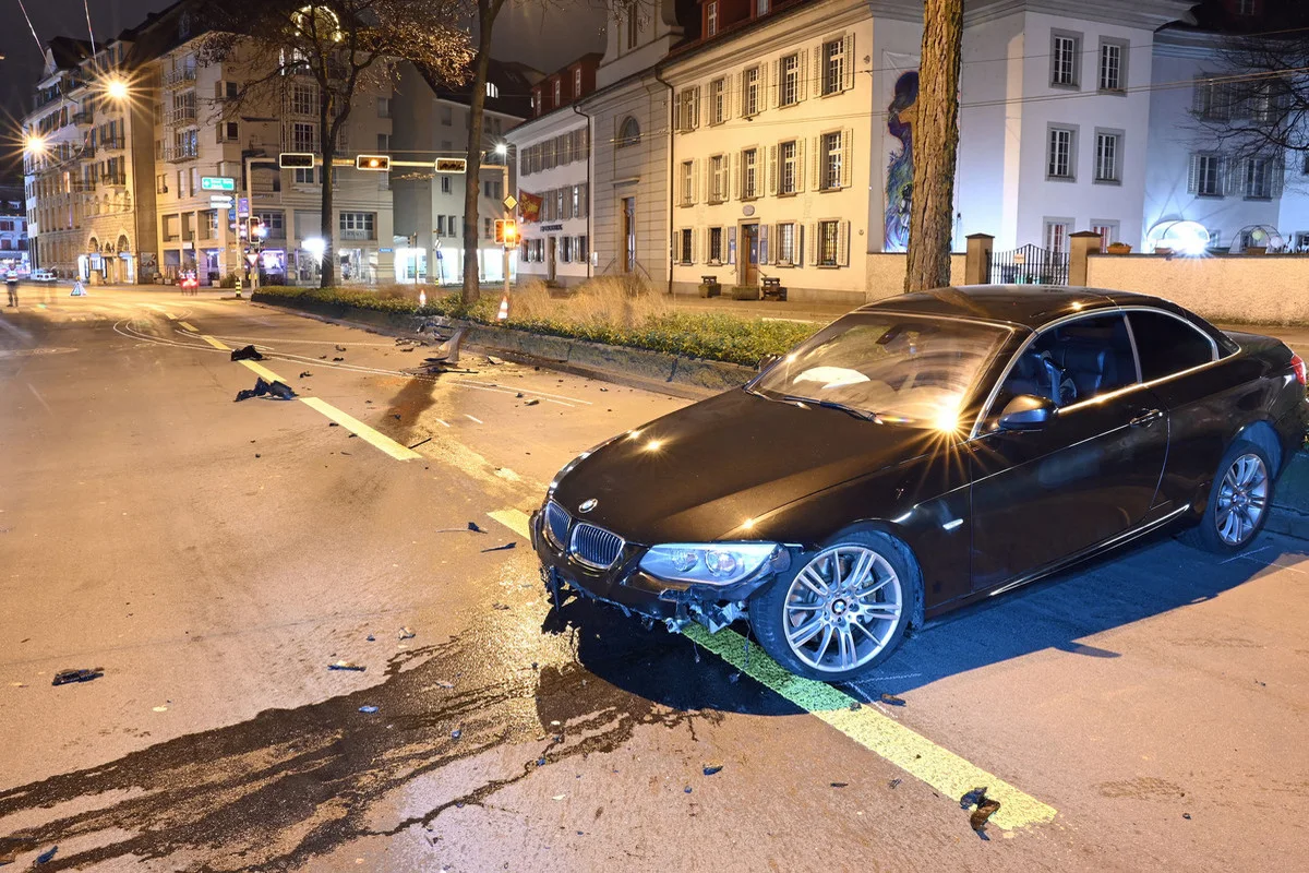 Stadt Luzern – Unfall beim Abbiegen