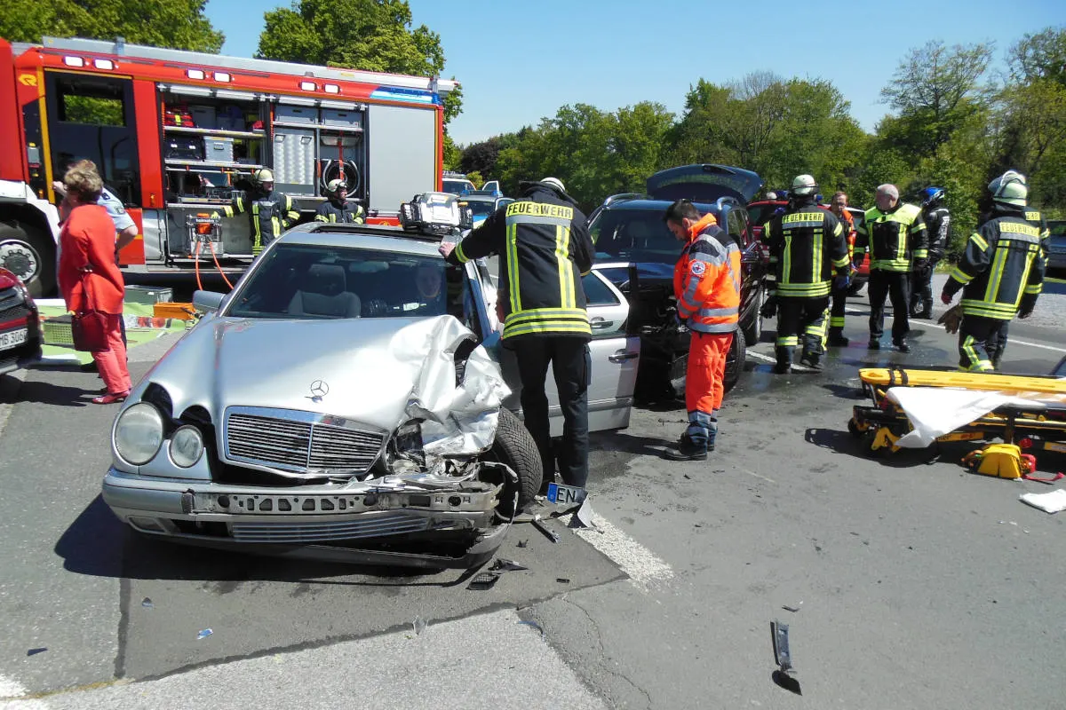 Schwerer Verkehrsunfall in Silschede