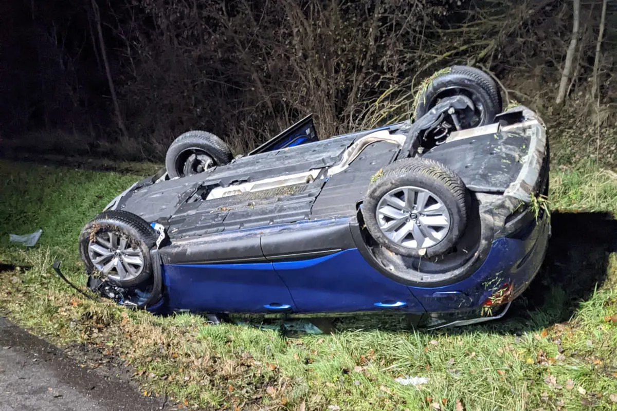 A4 Gotha – Verkehrsunfall mit drei schwer verletzten Personen