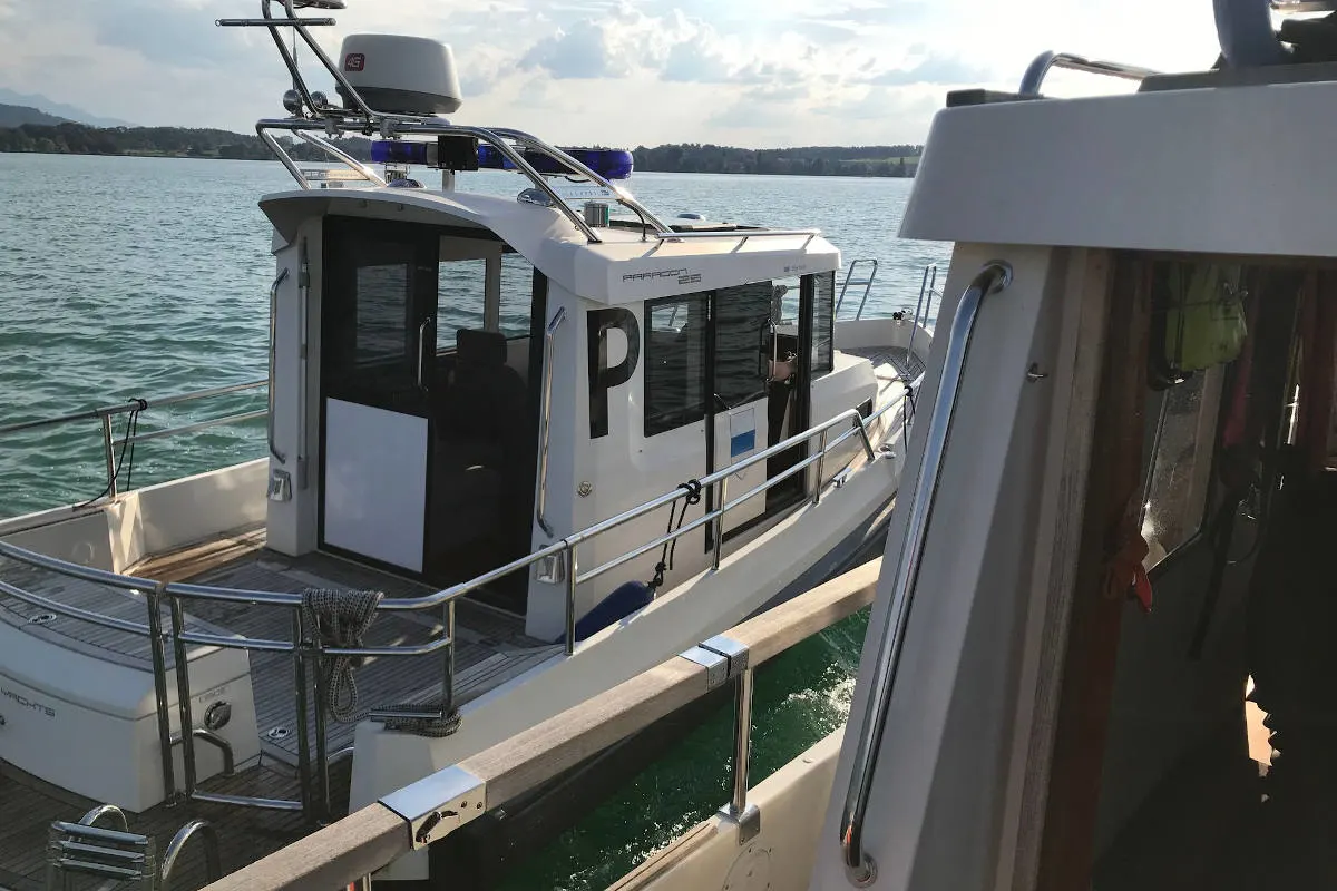Stadt Zug – Rettungsaktion auf dem Zugersee