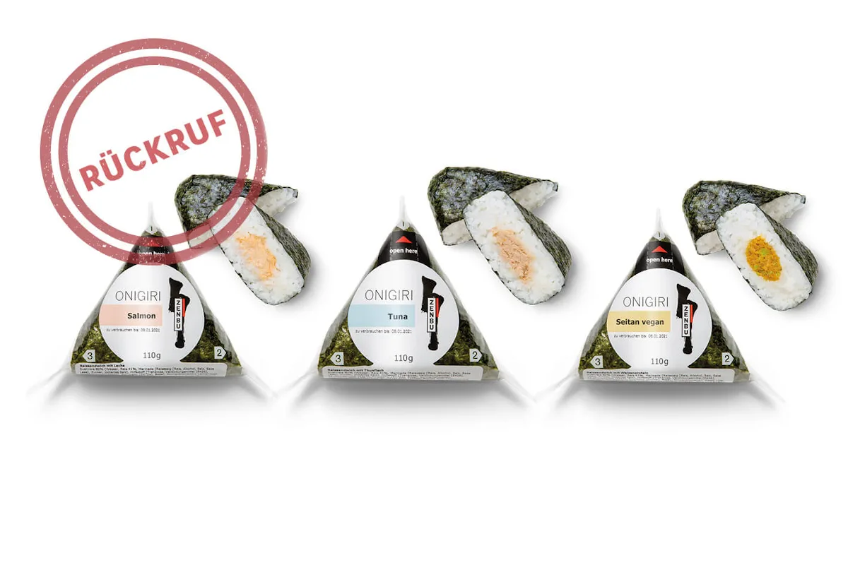 Achtung Allergiker – Coop ruft Zenbu Onigiri Produkte zurück