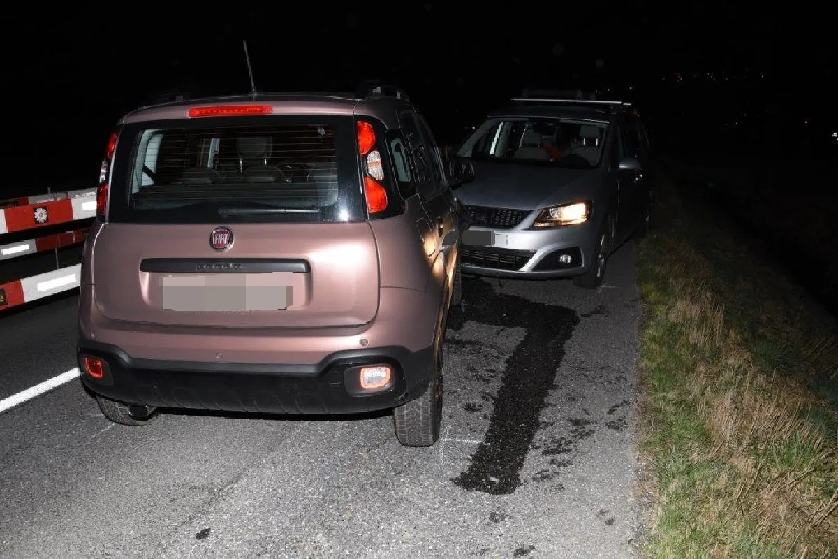 Gams SG - Alkoholisiert Rotlicht übersehen und Unfall gebaut