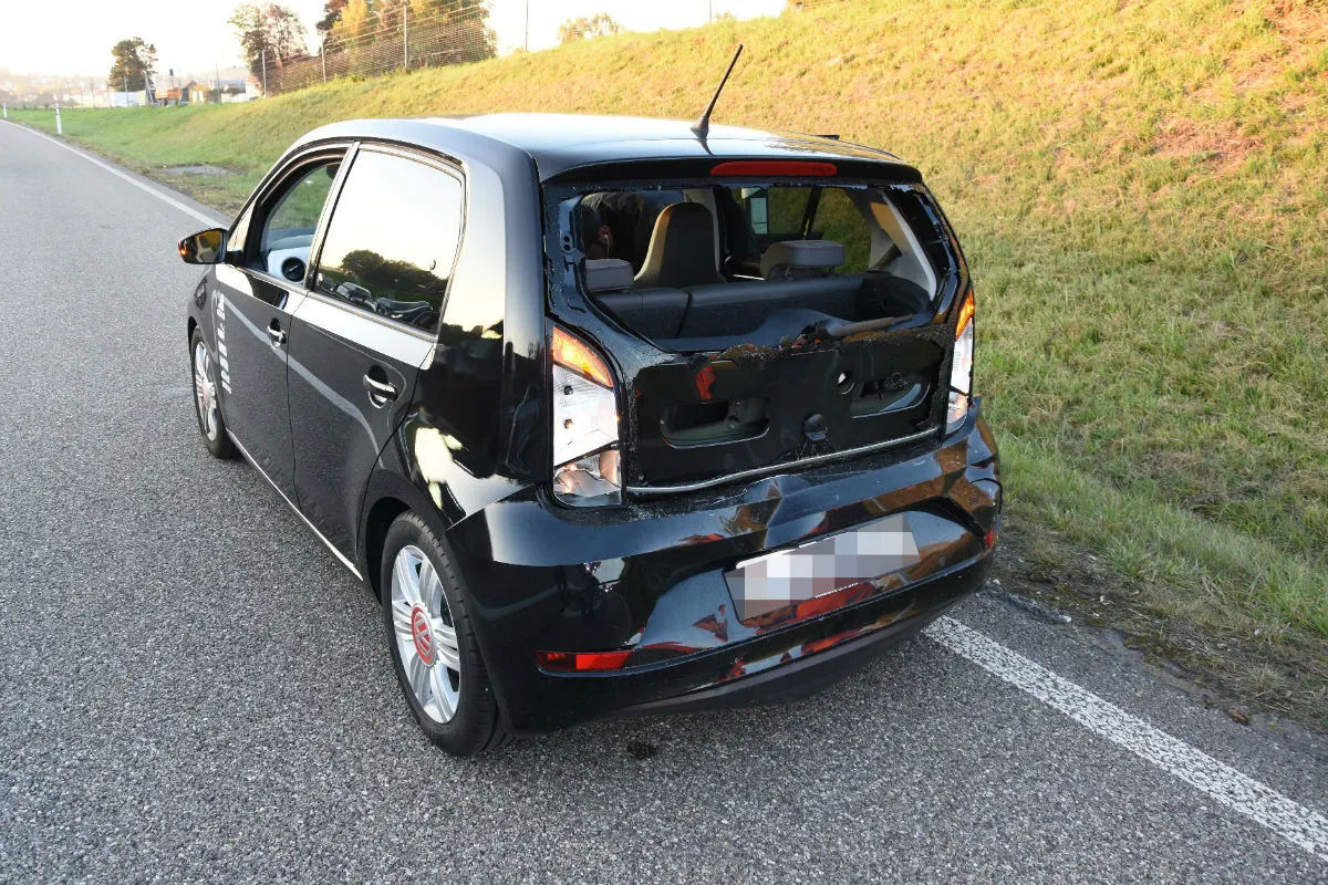 Niederwil SG - Bei Auffahrunfall verletzt