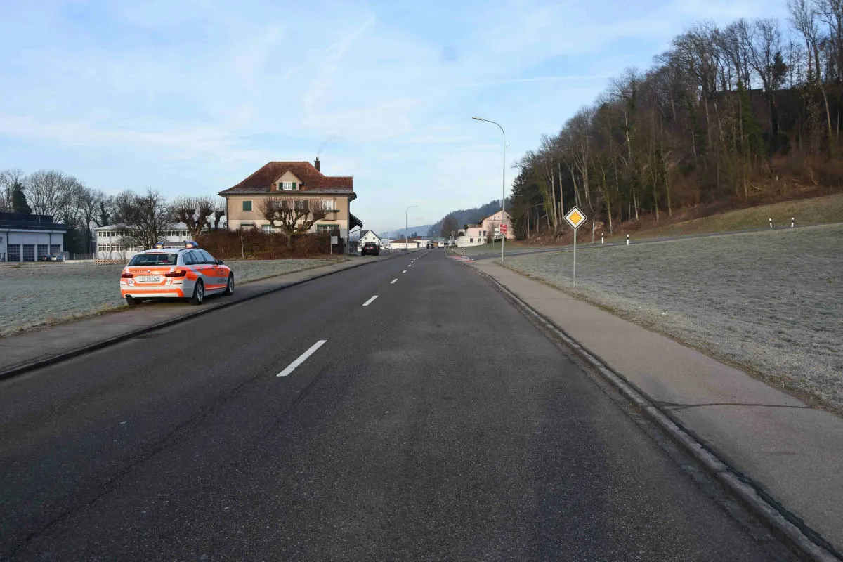 Oberbüren SG - Kollision von zwei Autos