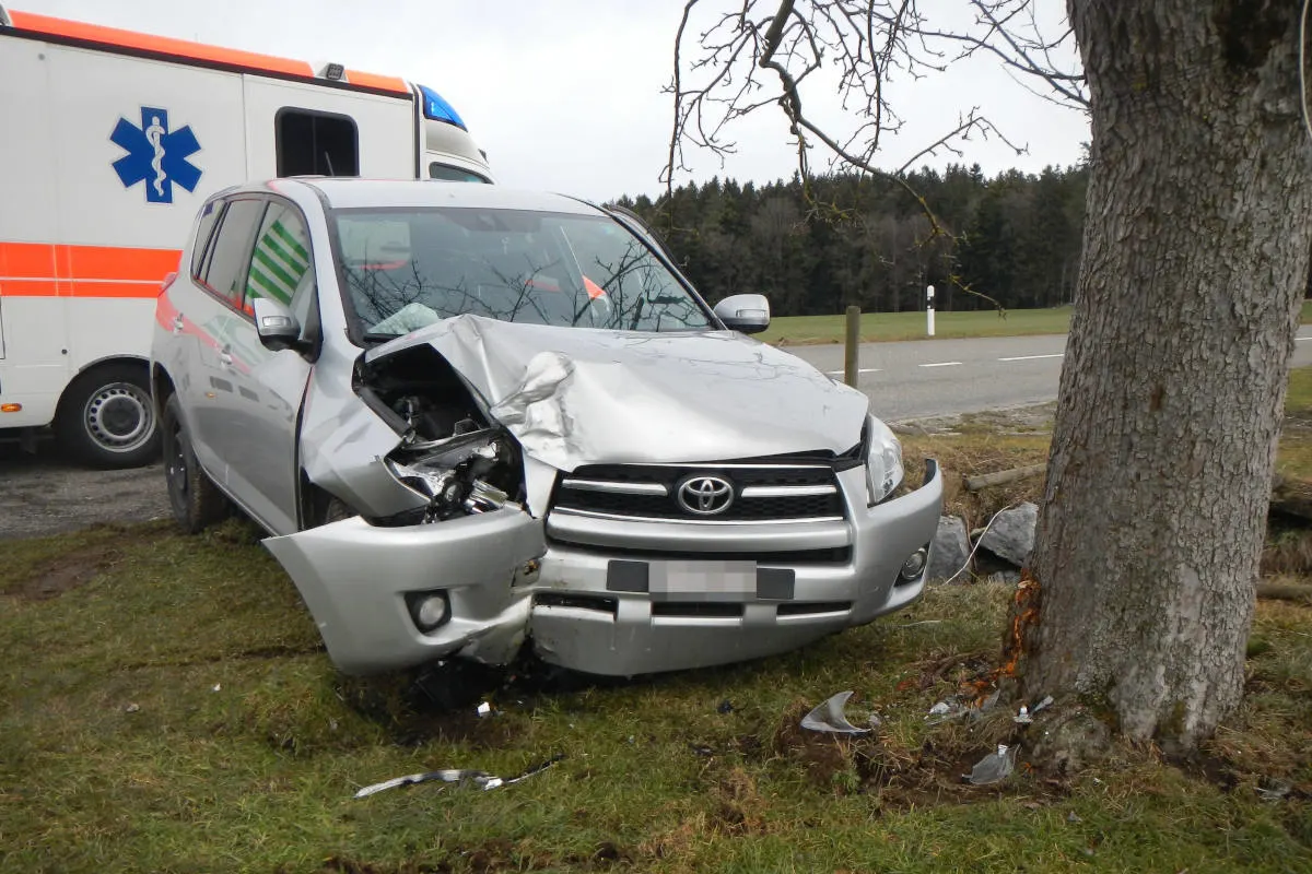 Gottshaus TG - In Baum geprallt