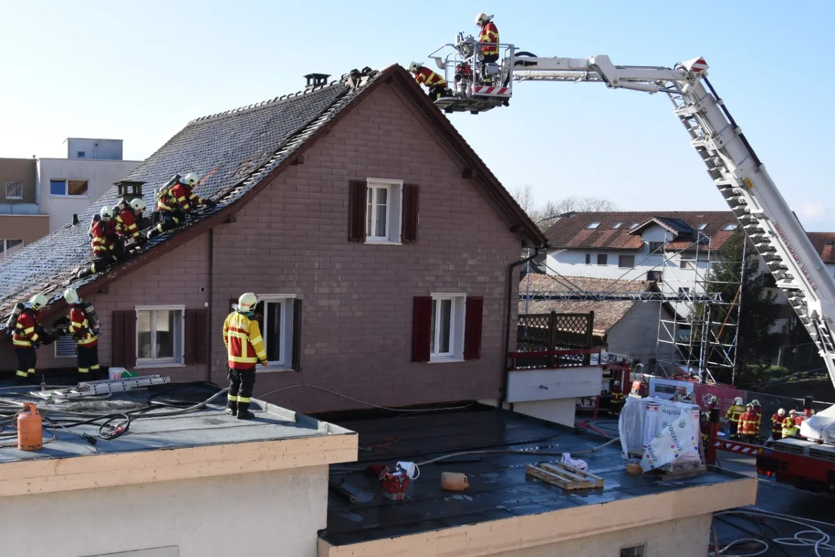 Rüthi SG - Mottbrand konnte gelöscht werden