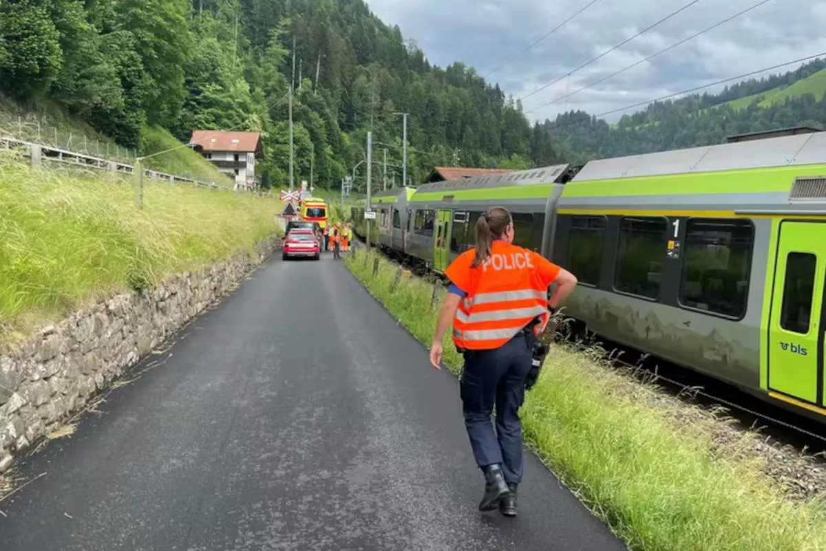 Trubschachen BE – Bahnverkehr nach Kollision unterbrochen
