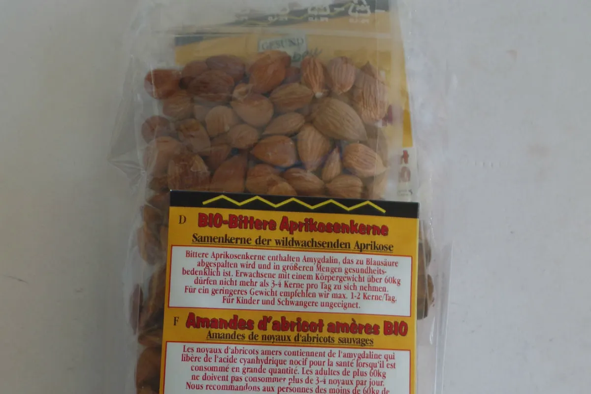 Produkterückruf - Zu hoher Blausäuregehalt in "Bio-bittere Aprikosenkerne"