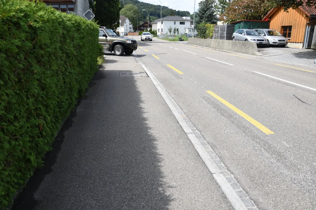  St. Margrethen SG -  Zusammenstoss zwischen Velofahrer (14) und Auto