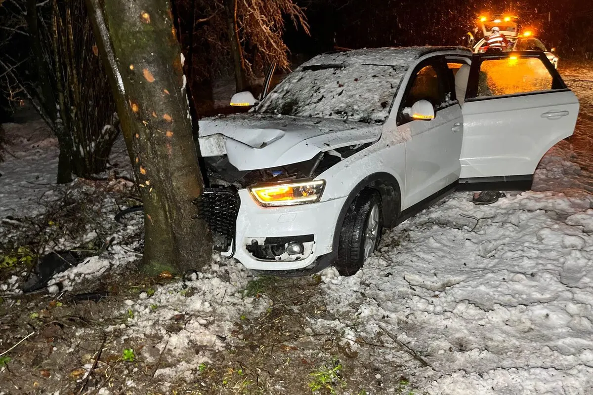 Fulenbach SO - Frontale Kollision mit einem Baum