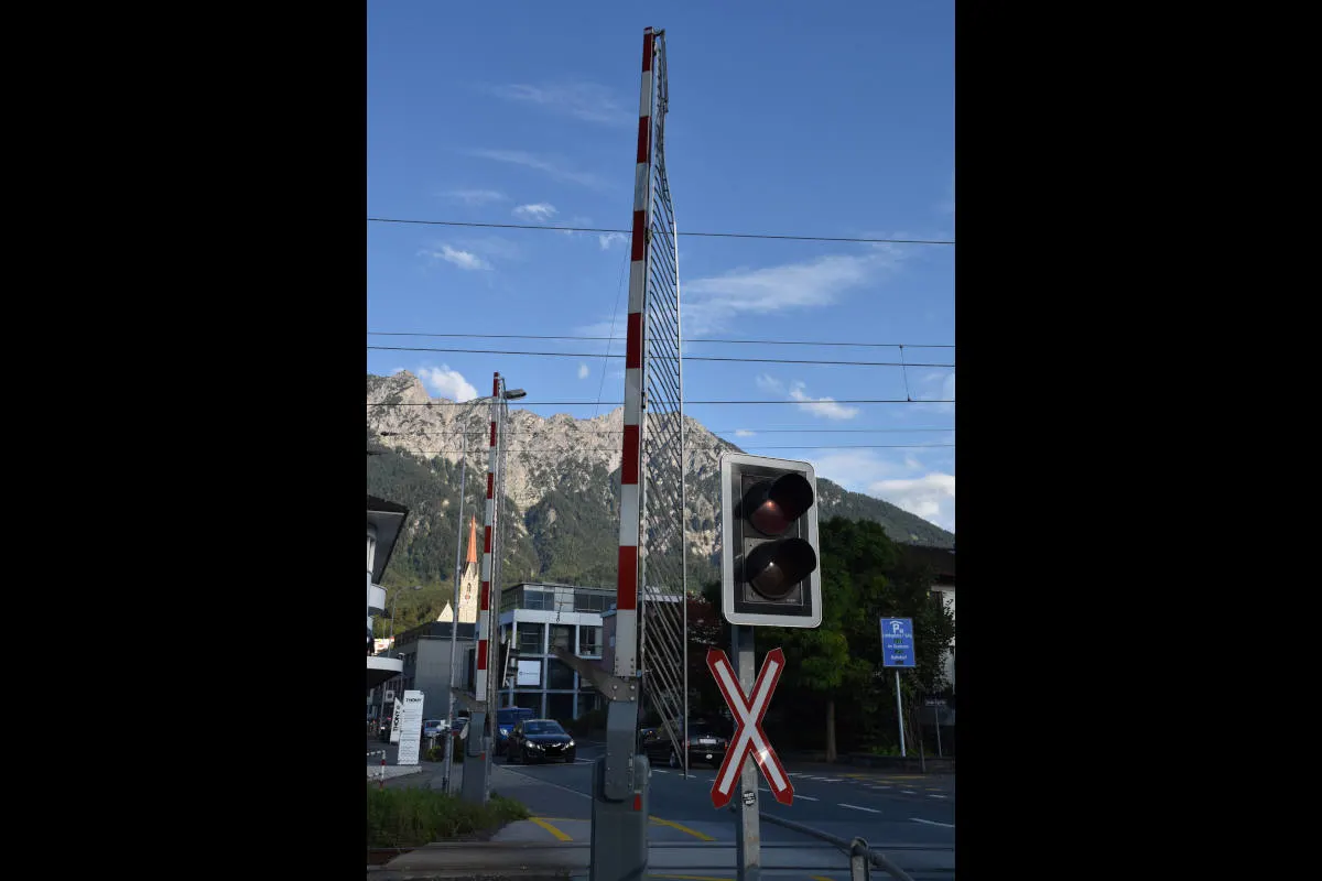 Schaan FL - Sachschaden bei Bahnübergang verursacht