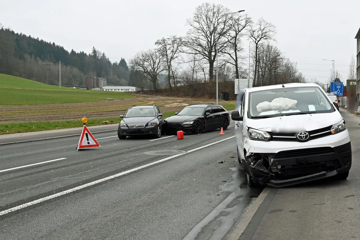 Kanton Luzern – Drei Verkehrsunfälle innerhalb von kurzer Zeit
