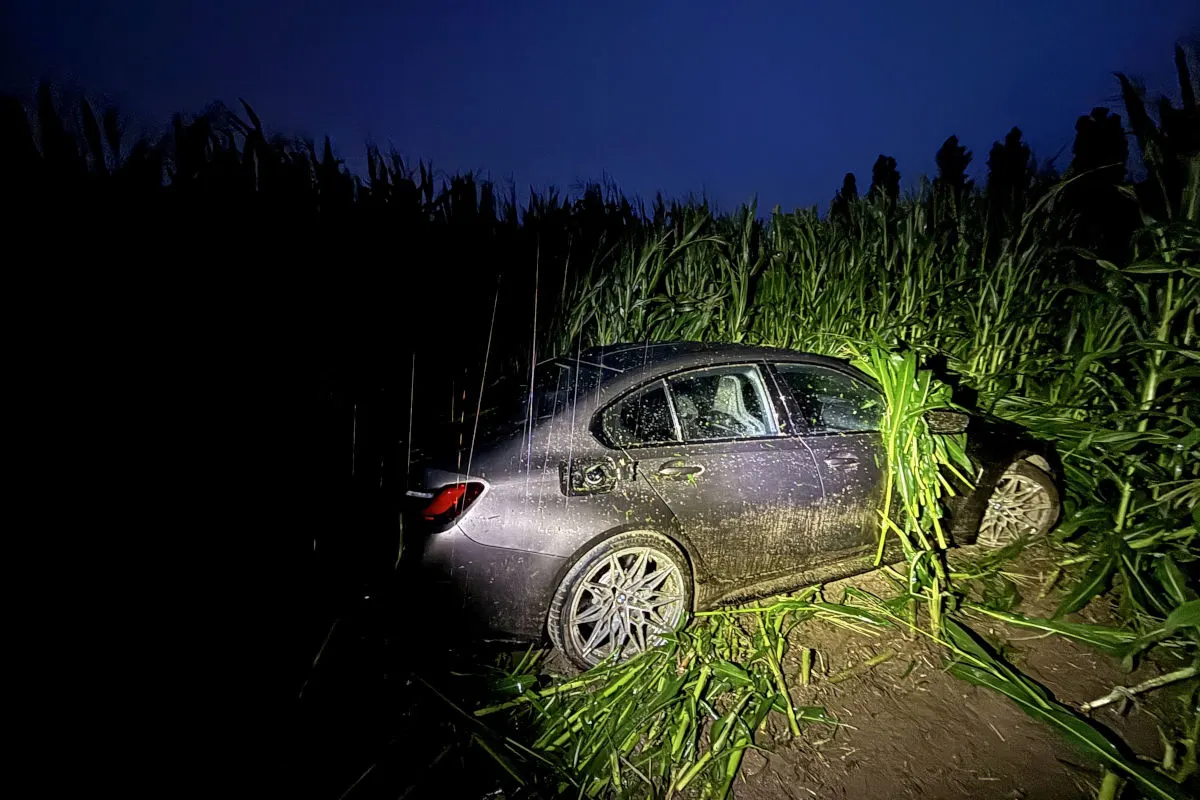 Unfall in Dürrenäsch AG – BMW gerät auf nasser Fahrbahn ins Schleudern