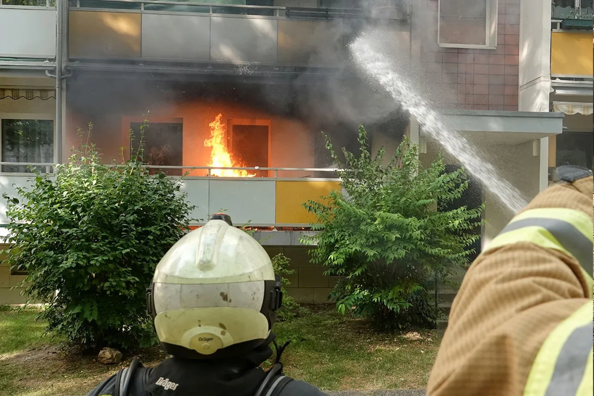 Dresden SN – Wohnungsbrand in Erdgeschosswohnung