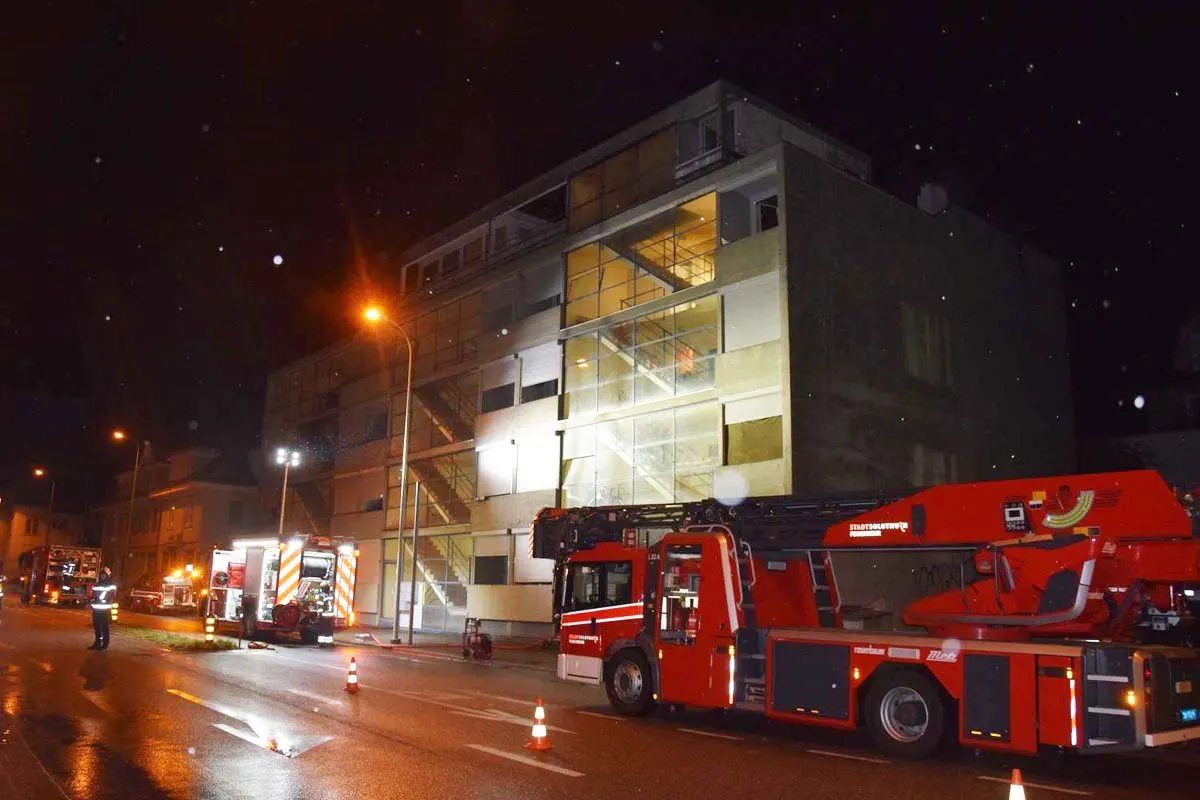 Solothurn - Brand in Wohnung - Mehrfamilienhaus evakuiert