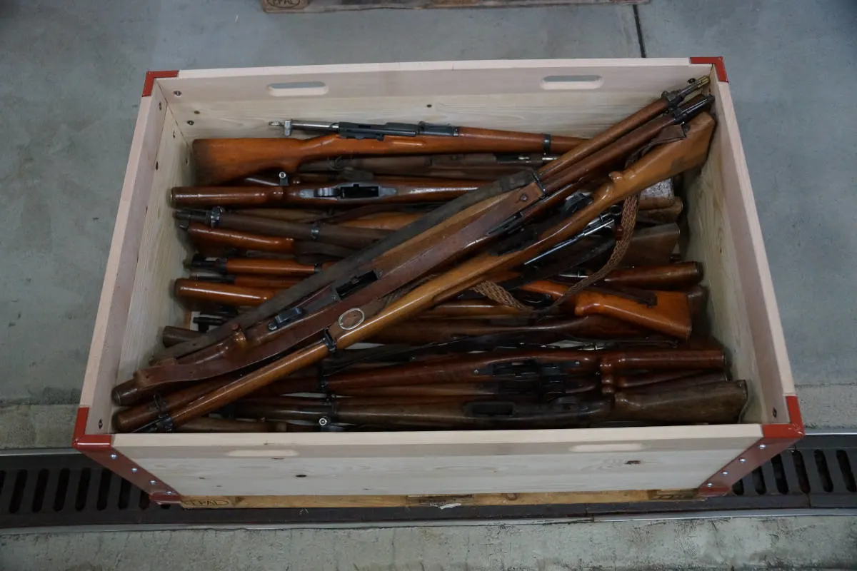 Wädenswil ZH - Aktionstag zur freiwilligen Abgabe von Waffen
