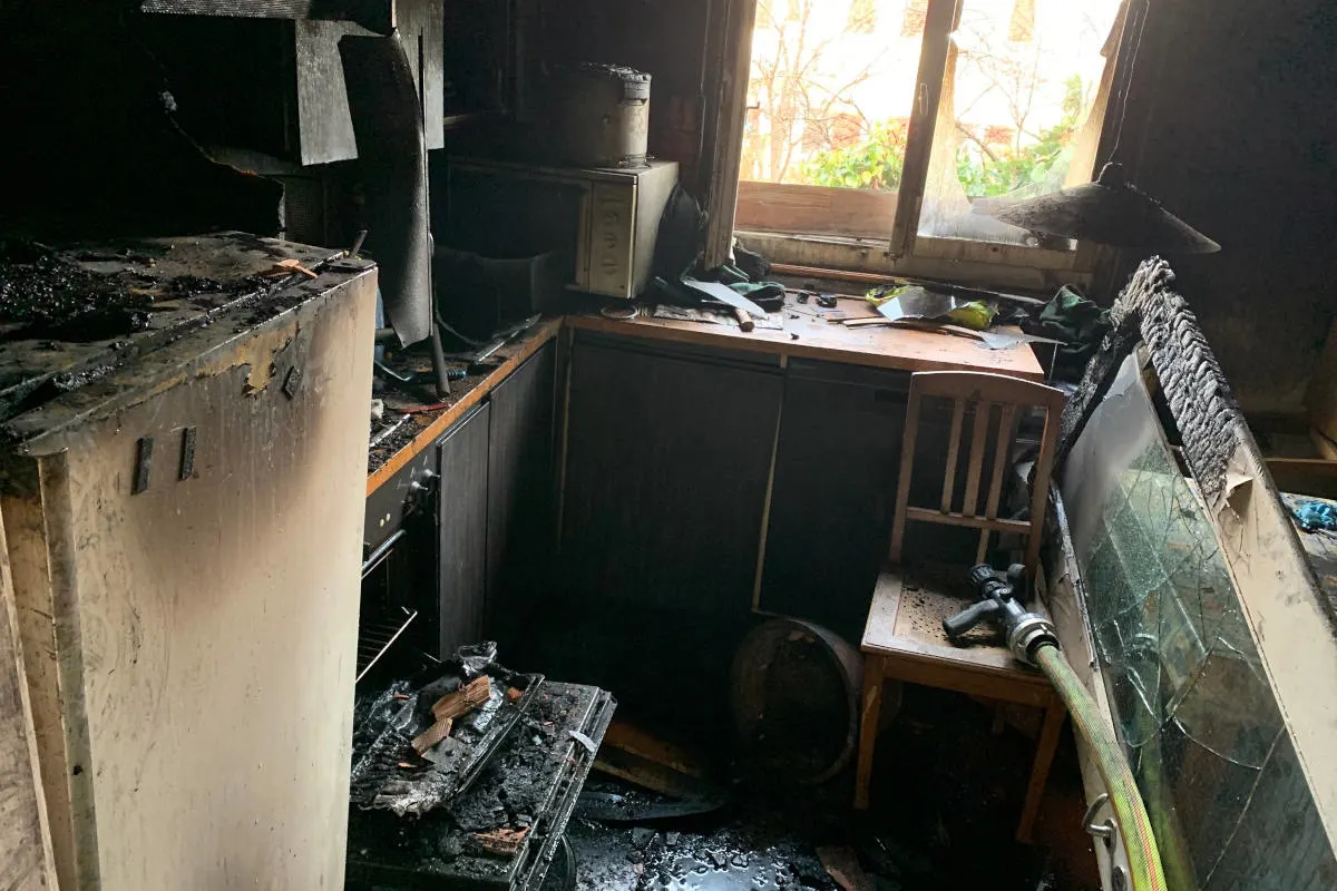 Brand in St.Gallen – Feuerausbruch in Küche