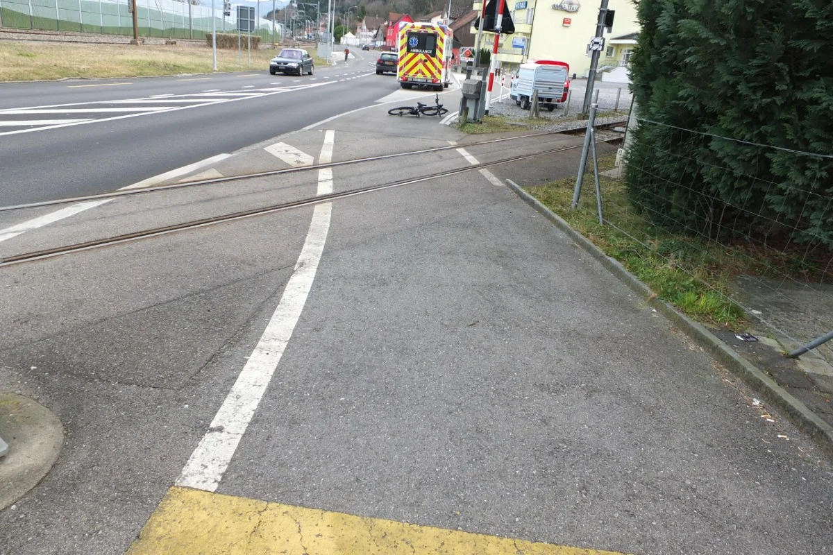 St. Margrethen SG - Alkoholisiert mit Velo verunfallt
