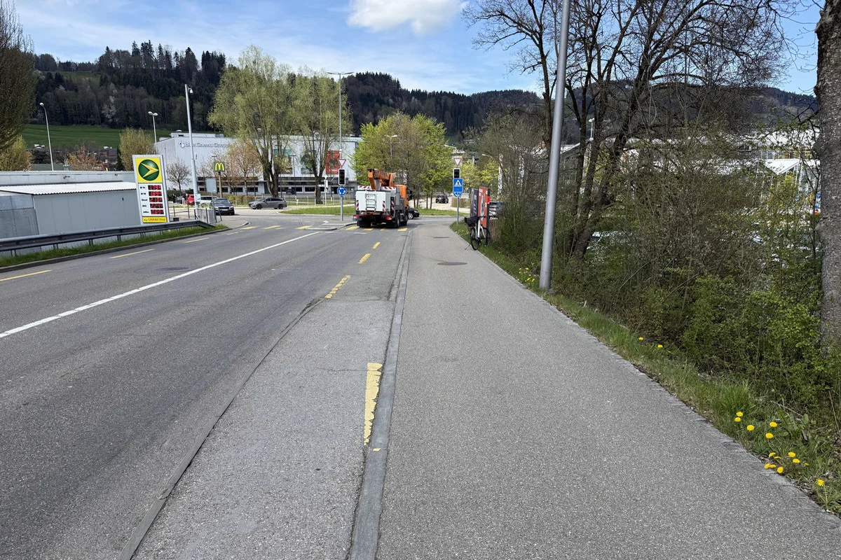 Unfall in St. Gallen – Sturz mit E-Bike