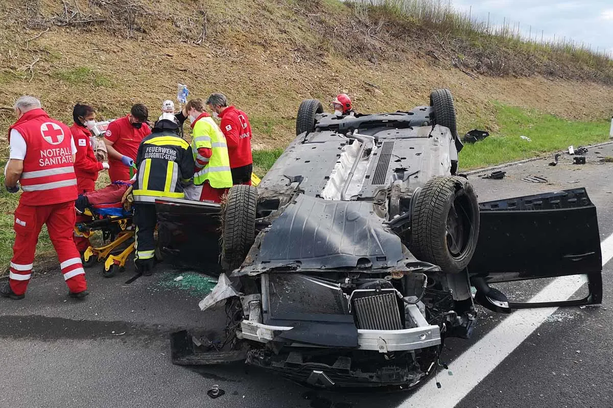Seebenstein - Schwerer Verkehrsunfall