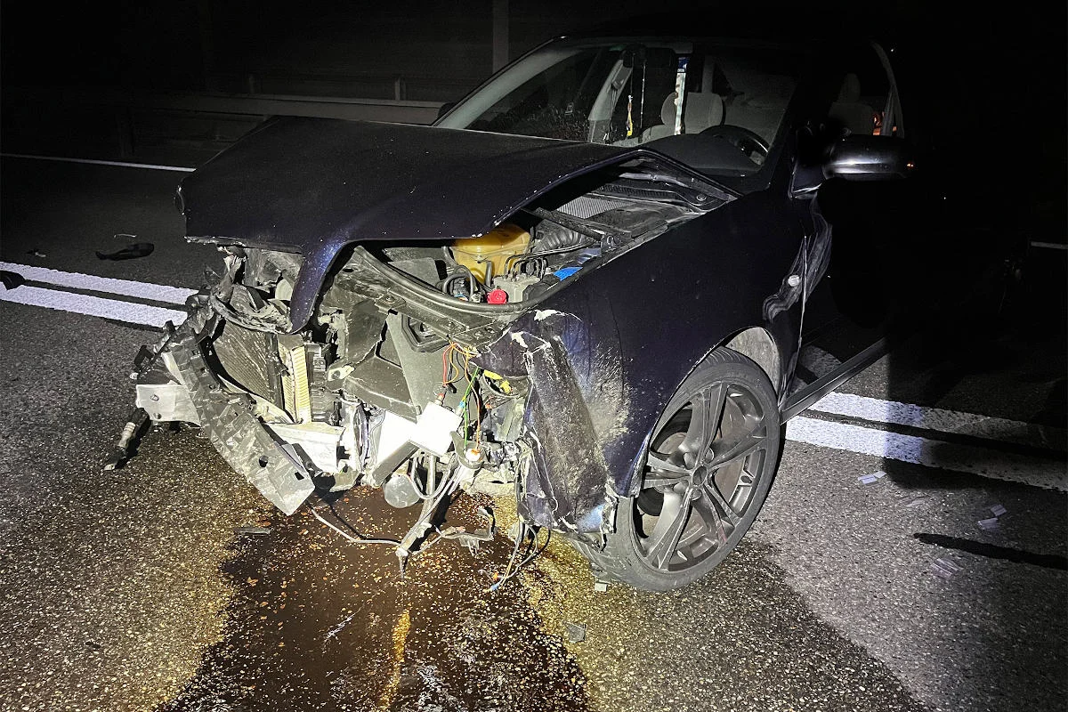 A22 Liestal BL - Verkehrsunfall unter Alkohol- und Drogeneinfluss