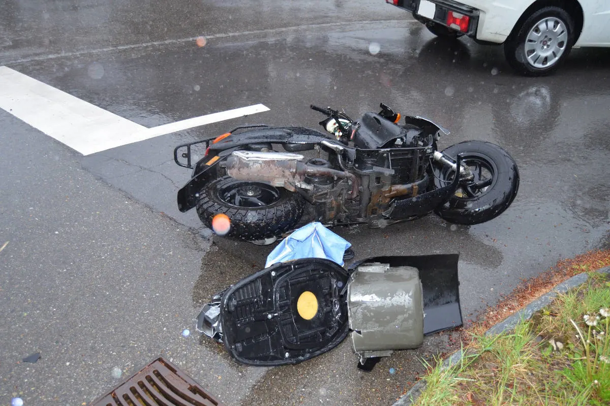 Bühler AR – Vortritt missachtet  und Unfall verursacht