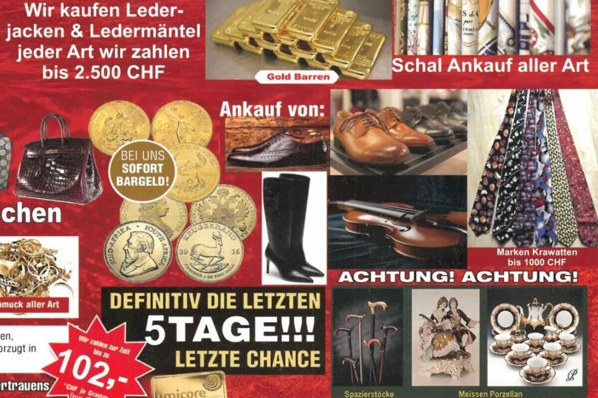 Horgen ZH – Goldankäufer wegen Betrugsverdacht verhaftet