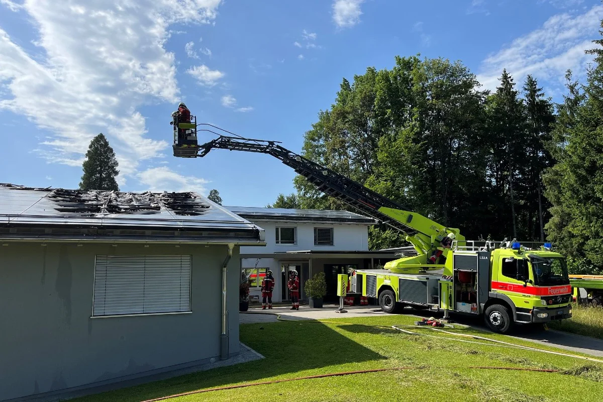 Hausen am Albis ZH - Brand in Jugendheim