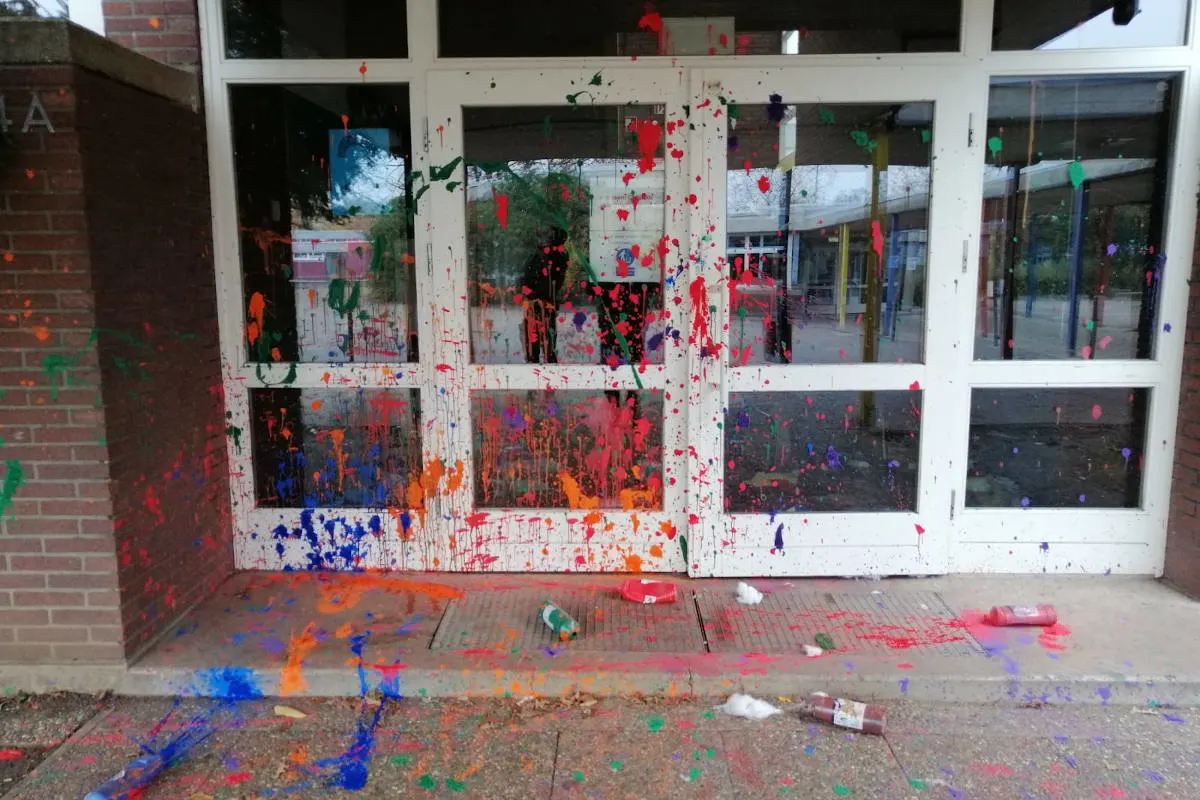 Worms - Vandalismus in Realschule