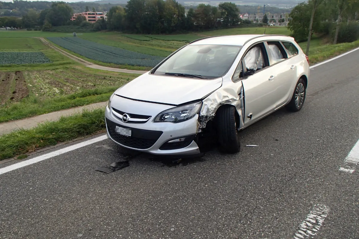 Wohlenschwil AG - Am Steuer eingenickt