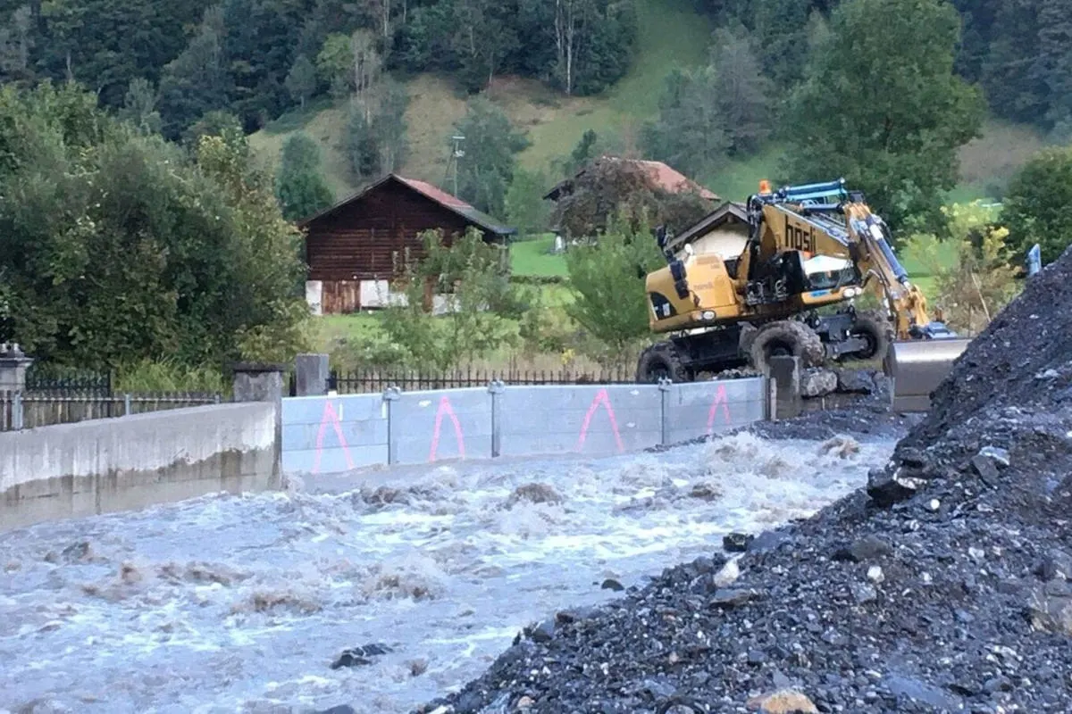 Unwetter im Glarnerland – Hochwasserschutz hat funktioniert