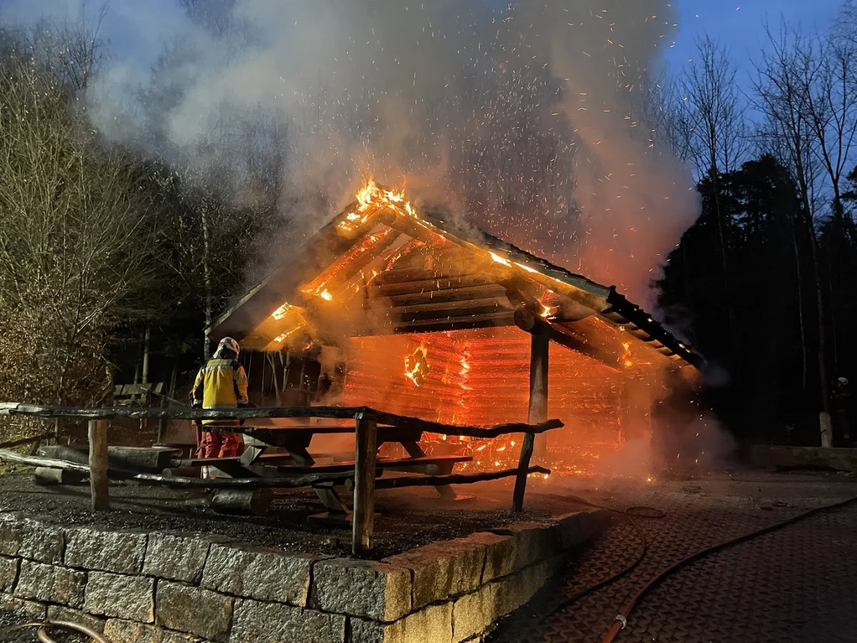 Windlach ZH – Brand einer Waldhütte fordert grossen Sachschaden