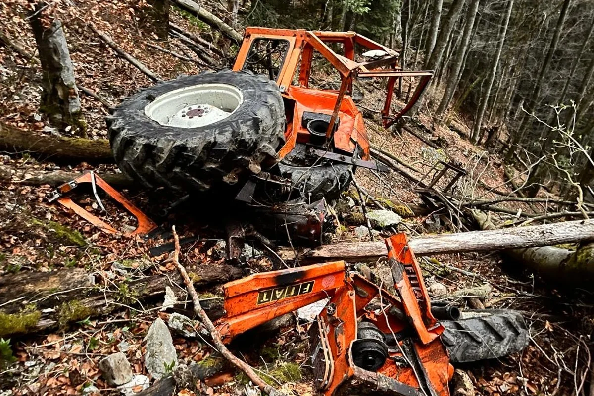 Traktor stürzt bei Dallenwil rund 100 Meter eine Felswand hinunter - 25-Jähriger schwer verletzt