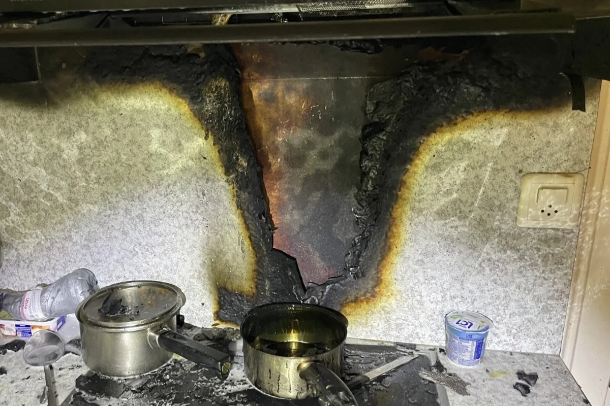 Brand an der Oststrasse in der Stadt St. Gallen