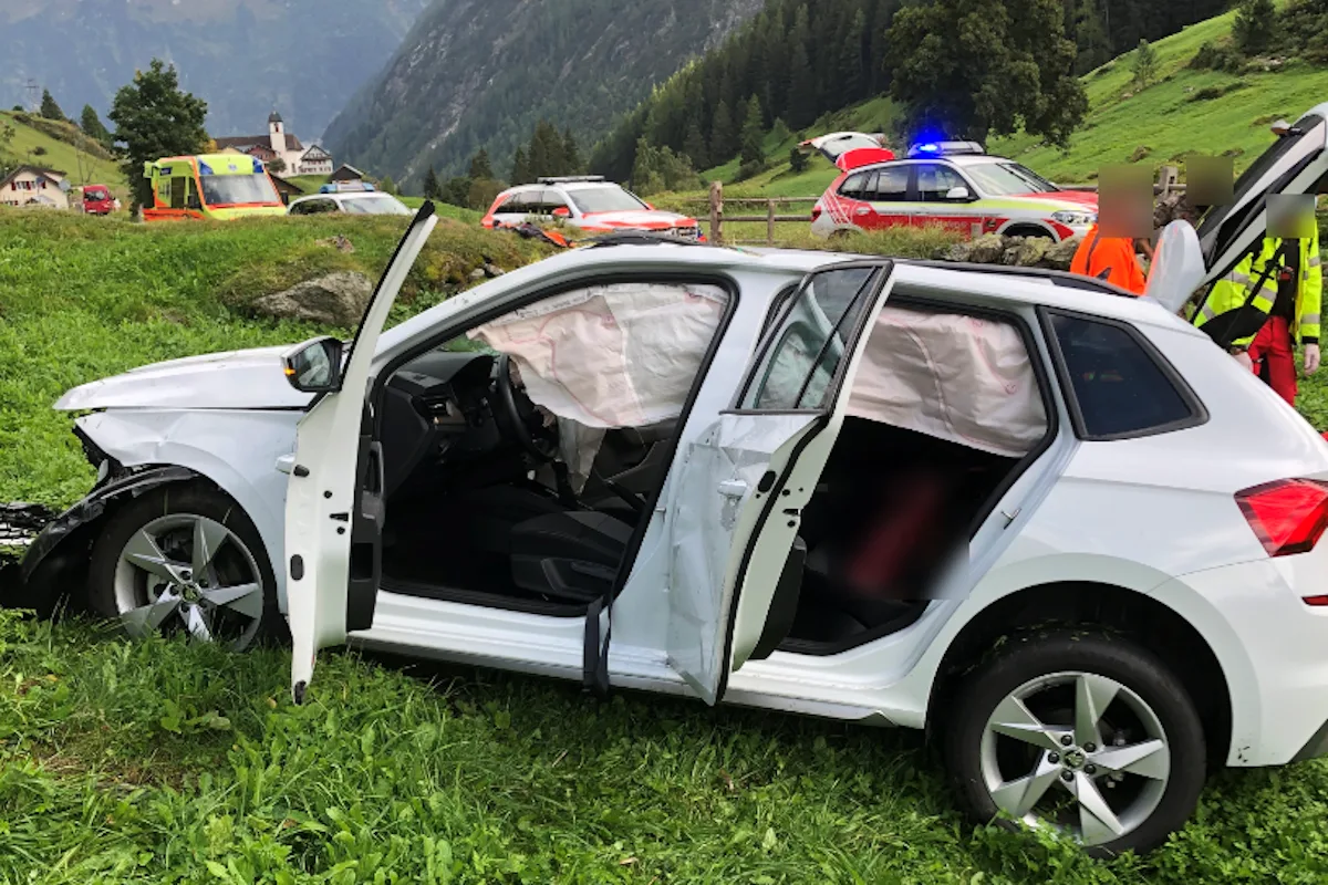 Wassen UR – Zwei Personen bei Unfall verletzt