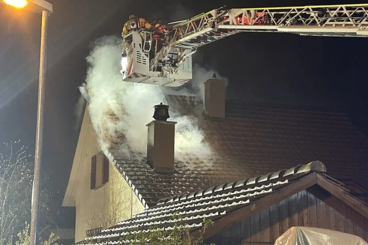 Möhlin AG - Brandausbruch in einem Einfamilienhaus