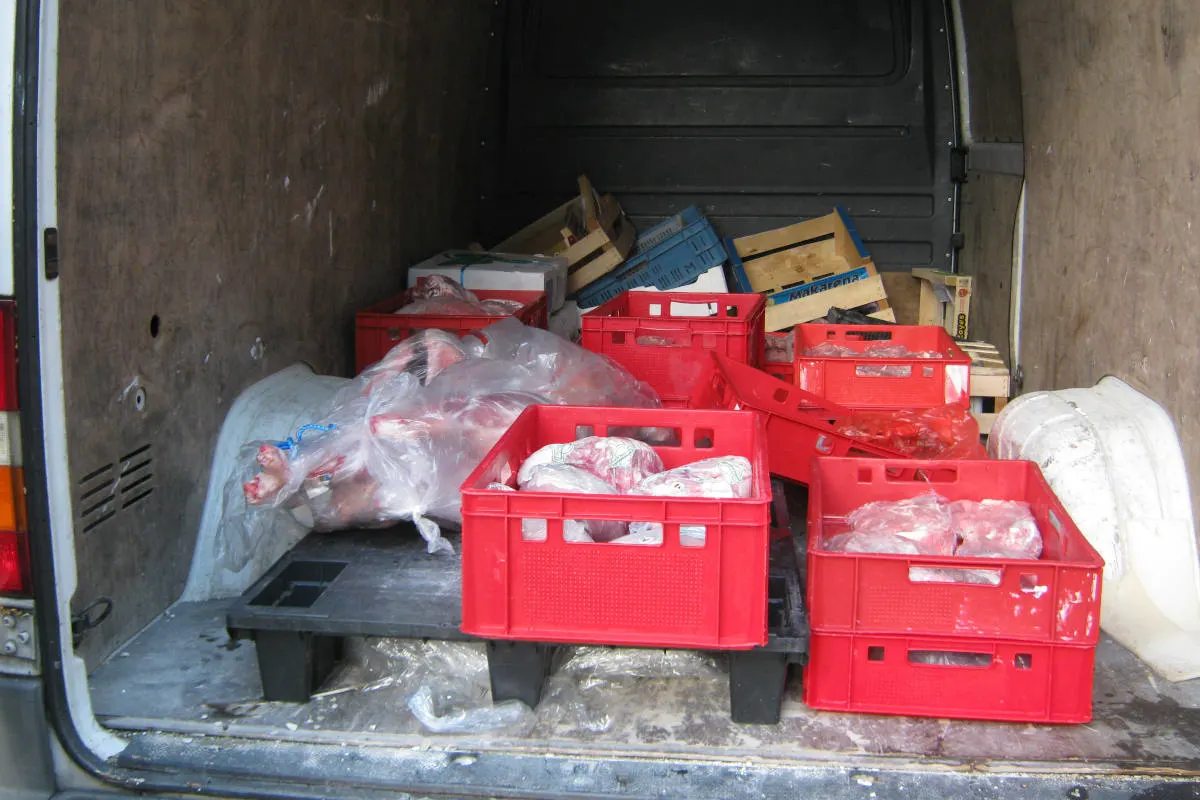 Soltau – Fleisch ungekühlt transportiert