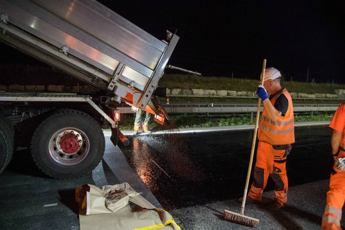 A1 Wankdorf - Schönbühl BE - Nachtsperren wegen Belagsarbeiten
