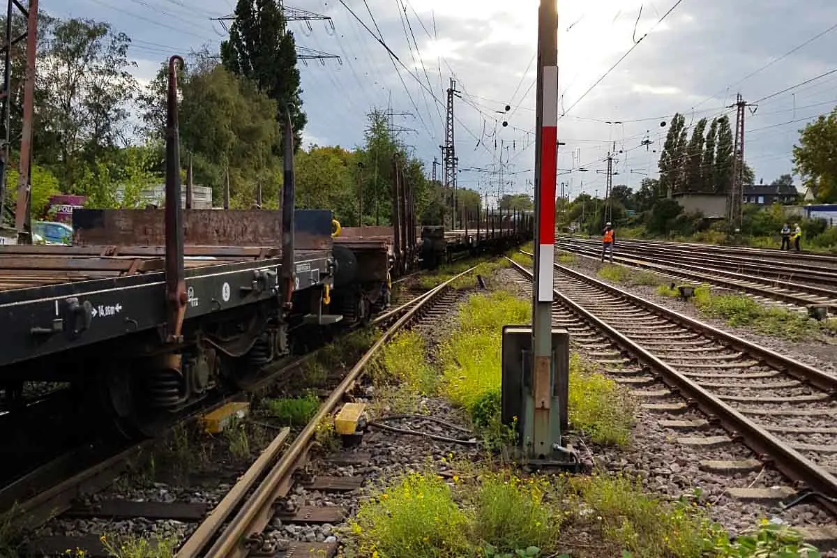 Güterzug in Bottrop entgleist - Bundespolizei ermittelt wegen des Verdachts des gefährlichen Eingriffs in den Bahnverkehr