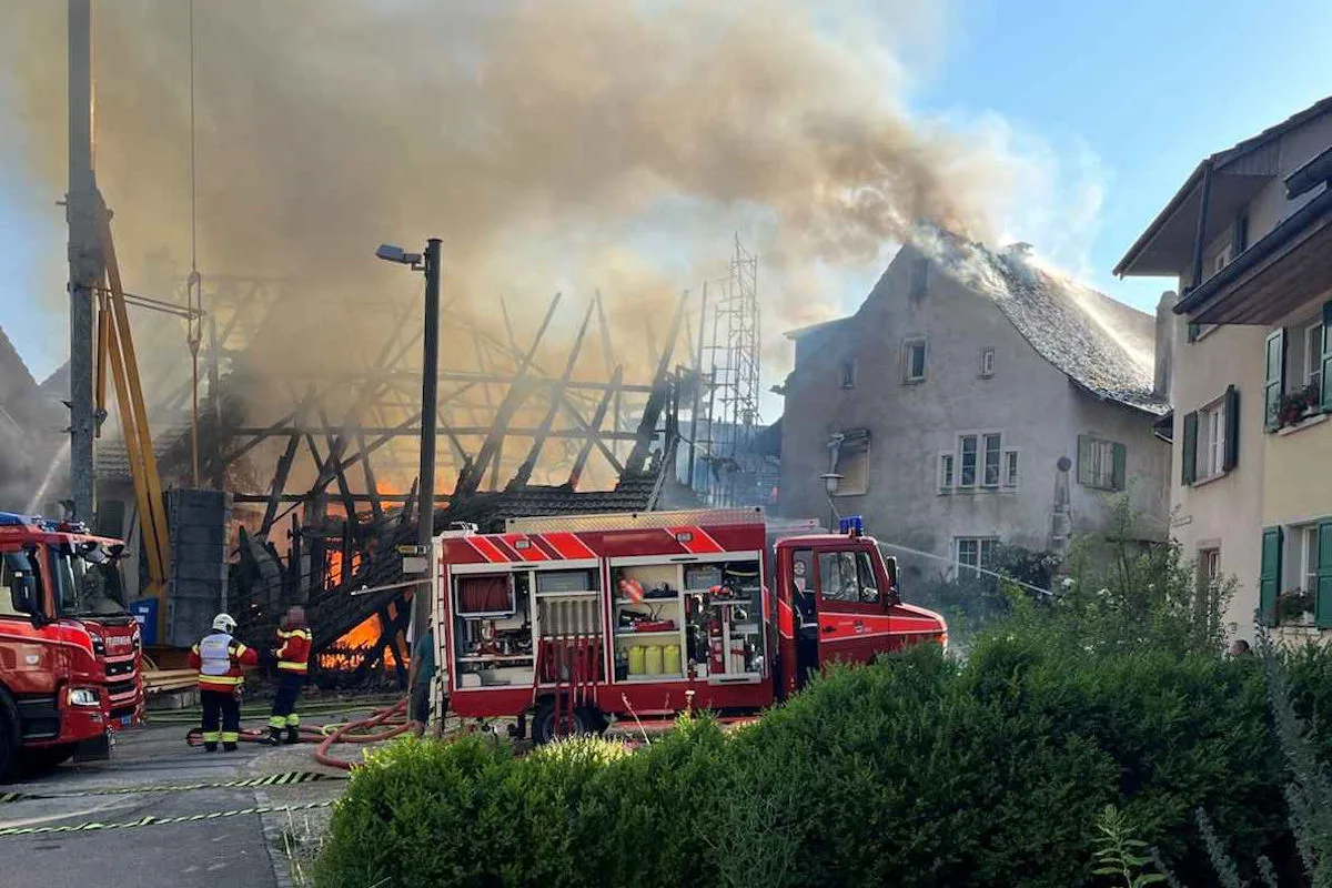 Seewen SO – Haus und Scheune bei Brand komplett zerstört