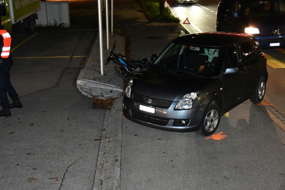 Unfälle in Chur GR - Zwei Verkehrsunfälle mit verletzten Fahrradfahrern