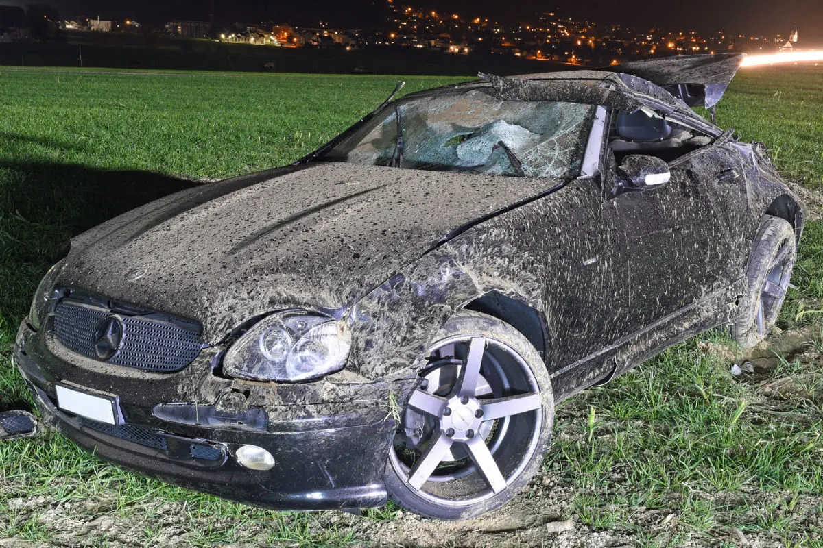 Winikon LU - Selbstunfall mit Personenwagen