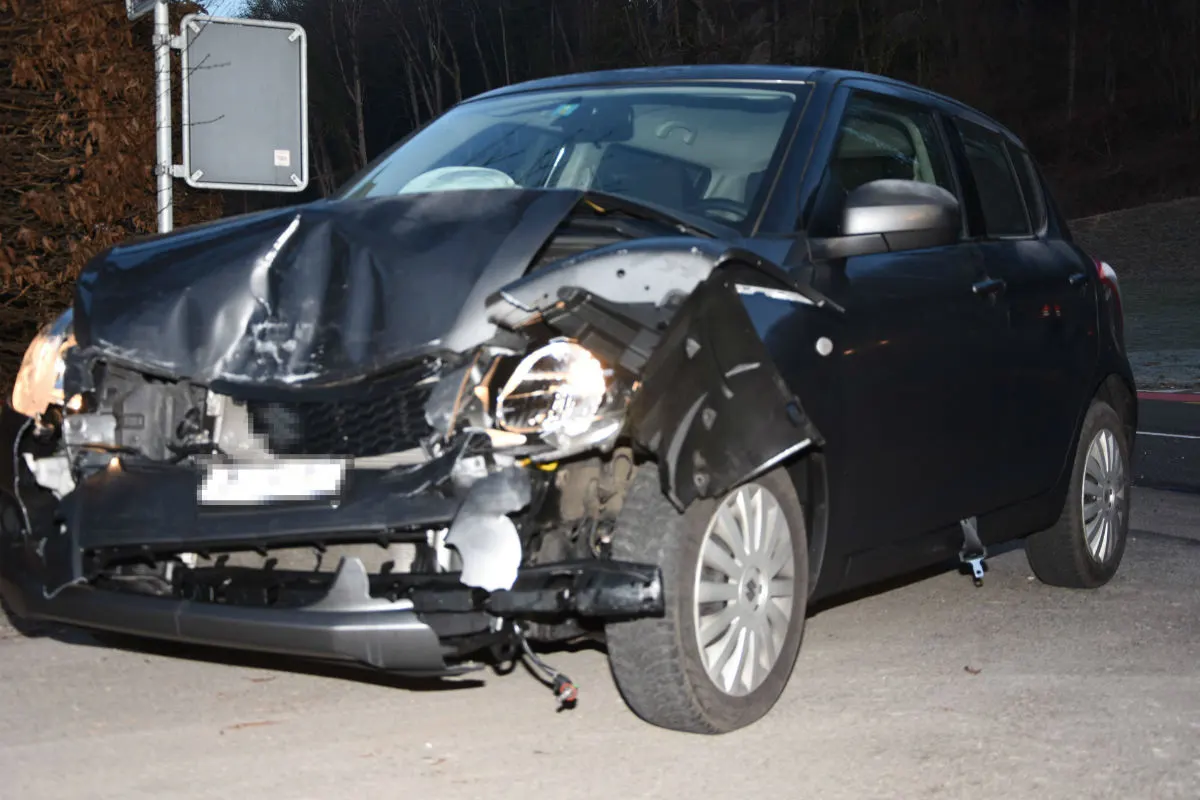 Oberbüren SG - Kollision von zwei Autos